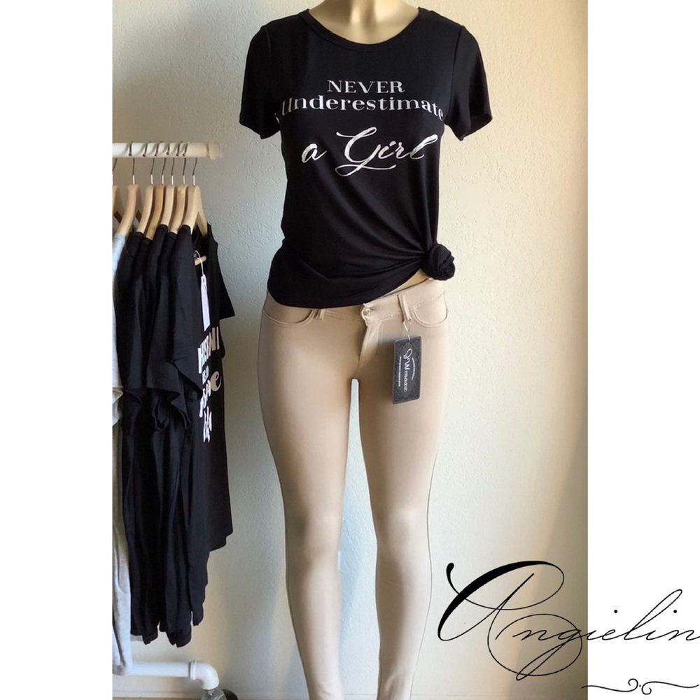 BEIGE BRAZILIAN MOLETON JEAN